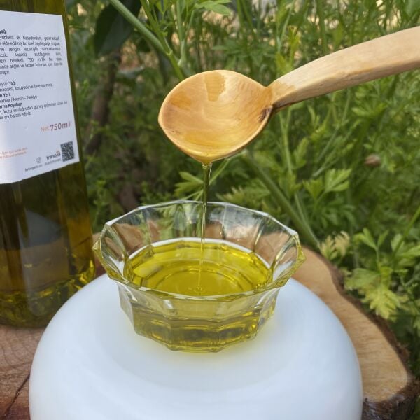 Doğal ve Soğuk Sıkım Zeytinyağı 750ml (Tanıtım Amaçlı) Özel Kapaklı)